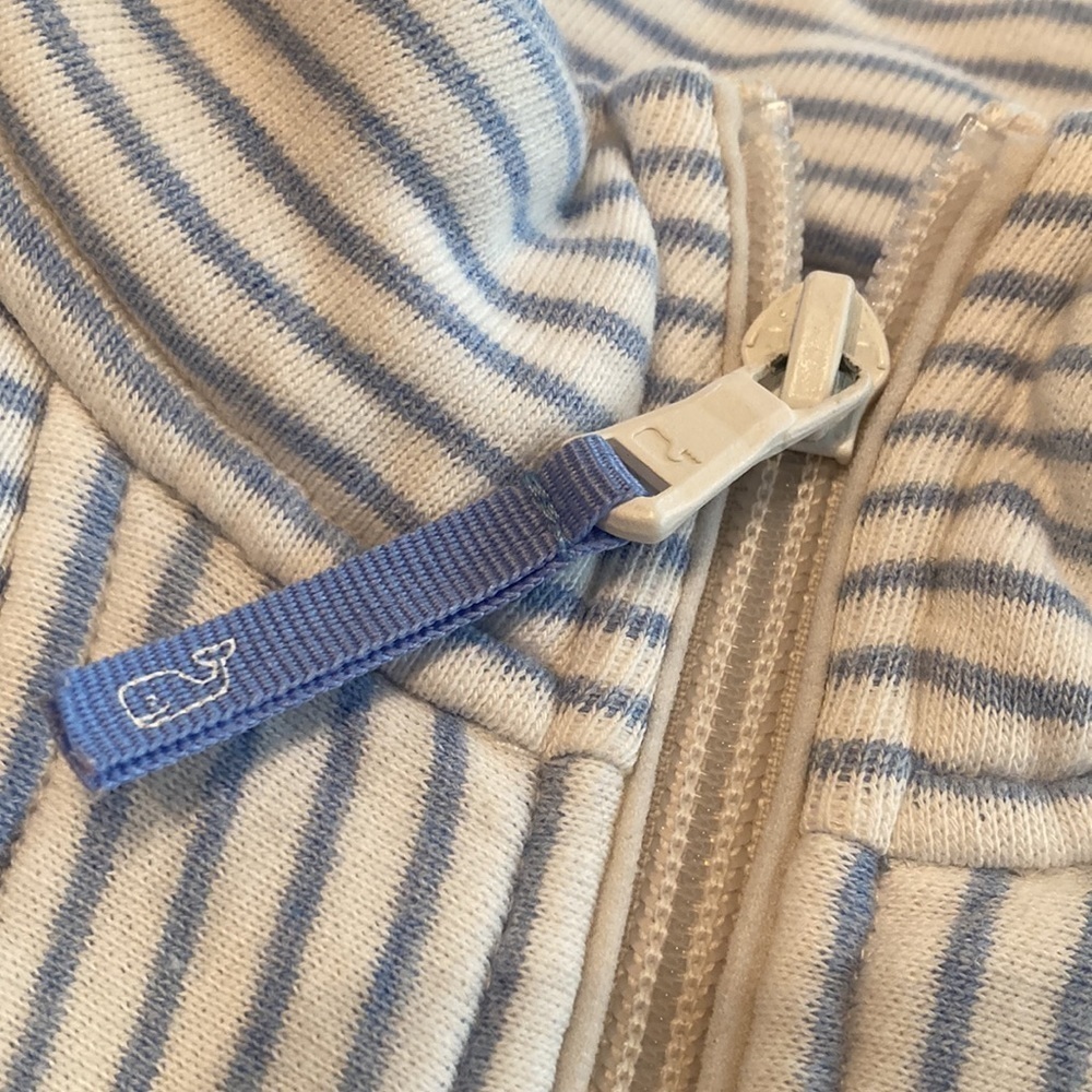 VINEYARD VINES Long Sleeved 1/4 Zip Shep Shirt - size womens XXS - Picture 4 of 15